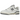 New Balance 530 White Vibrant Apricot Silver Metallic sneakers i vinklet profil med hvid mesh, sølvfarvede detaljer og abrikosfarvede nuancer