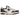 New Balance 550 White Burgundy sneakers set fra siden med hvid læderoverdel, bordeaux detaljer, N-logo og slidstærk gummisål.