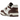 New Balance 550 White Burgundy sneakers i sideprofil med hvid læderoverdel, bordeaux N-logo og matchende detaljer på sål og hælkappe.