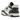 New Balance 550 White Dark Green sneakers i sideprofil med hvid læderoverdel, grønne detaljer, klassisk snøring og gummisål