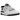 New Balance 550 White Black sneakers vist i sideprofil med hvid læderoverdel, sorte detaljer, ikonisk N-logo og en klassisk hvid gummisål.