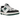 New Balance 550 White Green Black sneakers i profil med hvid læderoverdel, grønne detaljer og klassisk N-logo på siden