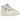 New Balance 550 Rattan Sea Salt sneakers i en klassisk vinkel. Modellen viser cremefarvet læderoverdel, perforerede detaljer og en gummisål.