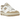 New Balance 550 White Incense Driftwood sneakers i en klassisk vinklet profil med hvid læderoverdel, beige detaljer og gummiydersål.