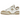 New Balance 550 White Incense Driftwood sneakers i en sideprofil, der viser den hvide overdel i læder med beige detaljer og gummiydersål