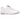 New Balance 550 White Grey sneakers set fra siden med hvid læderoverdel, grå detaljer og klassisk N-logo på siden