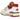 New Balance 550 Vintage Pack Team Red sneakers sideprofil med hvid læderoverdel, bordeaux accenter og klassisk n-logo på siden