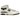New Balance 650R Aime Leon Dore White Navy sneakers i sideprofil med hvid læderoverdel, marineblå accenter og klassisk gummisål