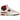 New Balance 650R Aime Leon Dore White Red sneakers set fra siden med hvid læderoverdel, røde detaljer, klassisk snørelukning og høj ankelstøtte