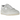 New Balance 550 Sea Salt Macadamia Nut sneakers i profil med overdel i cremehvidt læder, beige accenter og perforerede paneler.