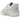 New Balance 550 Sea Salt Macadamia Nut sneakers sideprofil i off-white læder med beige detaljer, perforeret sidepanel og hvid mellemsål