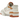 New Balance 550 Au Lait sneakers set fra siden med hvid læderoverdel, beige detaljer, klassisk N-logo og slidstærk gummisål