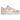 New Balance 550 White Pink sneakers i profil, der viser en hvid læderoverdel med lyserøde accenter, perforerede sidepaneler og en klassisk gummisål.