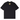 Broken Planet Luv My Planet T-shirt Midnight Black sneakers frontvisning med grafisk planet-print på brystet og klassisk pasform i sort bomuld