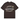 Broken Planet Space Trails T-shirt Mocha Brown sneakers front view med grafisk print, brun farve og rund halsudskæring i bomuldskvalitet