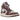 Air Jordan 1 Mid Sky J Muave sneakers set fra siden med lilla læderpaneler, hvid mellemsål og klassisk Nike swoosh logo på siden