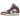 Air Jordan 1 Mid Sky J Muave sneakers vist fra siden med mauvefarvet læder, hvid mellemsål og ikonisk sort swoosh-detalje
