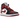 Air Jordan 1 Mid Alternate Bred Toe sneakers i sideprofil med sorte og røde læderpaneler, hvide snørebånd og et klassisk Jordan Wings logo