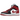 Air Jordan 1 Mid Alternate Bred Toe sneakers i sideprofil med sort læderoverdel, røde detaljer ved tåboks og hæl samt hvid mellemsål.