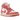 Air Jordan 1 Mid Guava Ice sneakers i sideprofil, der viser den bløde beige farveskala, hvide mellemsål og det klassiske mørke Nike Swoosh-logo