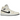 Air Jordan 1 Mid Coconut Milk sneakers sideprofil med off-white læderpaneler, beige overlays og klassisk sort swoosh på siden.