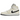 Air Jordan 1 Mid Coconut Milk sneakers i sideprofil med cremefarvet overdel i læder, hvide snørebånd og ikonisk sort Nike Swoosh logo.