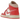 Air Jordan 1 Mid Strawberries and Cream sneakers i en vinklet profil med hvid læderoverdel, lyserøde detaljer og et mørkrosa Swoosh
