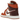 Air Jordan 1 Mid Dusty Peach Night Maroon sneakers i en vinklet profilvisning med lyserøde og mørkerøde paneler samt hvide snørebånd og mellemsål