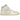 Air Jordan 1 Mid Legend Light Brown sneakers i en vinklet profilvisning med lysebrune læderpaneler, hvid mellemsål og brunt swoosh-logo