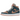 Air Jordan 1 Mid Dark Teal Green sneakers set fra siden med teal læderpaneler, hvid mellemsål, sort swoosh og hvide snørebånd.