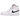 Air Jordan 1 Mid Barely Rose sneakers i sideprofil med pastelrosa læderdetaljer, hvid base, sort Swoosh-logo og hvid sål