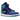 Air Jordan 1 Mid Black Grape sneakers set fra siden med sort læderoverdel, lilla detaljer og hvid mellemsål med matchende snørebånd