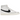 Nike Blazer Mid 77 Vintage White Black sneakers set fra siden med hvid læderoverdel, sort swoosh-logo og en klassisk retro gummisål