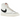 Nike Blazer Mid 77 Vintage White Black sneakers i en flot sideprofil med hvid læderoverdel, grå ruskinddetaljer og sort swoosh-logo.
