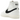 Nike Blazer Mid 77 Vintage White Black sneakers i en klassisk sideprofil med hvid læderoverdel, grå ruskindspaneler og sort Swoosh logo