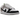 Nike SB Dunk Low Chlorophyll sneakers i profil, med hvid overdel, grå ruskindspaneler og en markant grøn Swoosh-logo