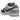Nike SB Dunk Low Chlorophyll sneakers i profil, med grå ruskindspaneler, hvid læderbase, grøn swoosh og klassisk gummisål