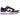 Nike SB Dunk Low Court Purple sneakers set fra siden med lilla læderpaneler, sort Swoosh-logo og en hvid og lilla sål