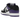 Nike SB Dunk Low Court Purple sneakers set fra siden med sort læder-overdel, lilla detaljer, hvid mellemsål og perforeret tåboks