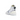 Nike Blazer Mid sacai White Grey sneakers set fra siden med lagdelt design, dobbelt pløs og grå ruskindsdetaljer på en hvid gummisål