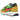 Nike LD Waffle sacai Green Gusto sneakers set fra siden med lagdelt grøn mesh, gult swoosh, dobbelt snørebånd og karakteristisk stablet sål