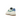 Nike Air Force 1 Vandalized Sail Mystic Green sneakers i profil med delt læder-overdel, forskudt swoosh og kontrastfyldte grønne detaljer ved hælen.