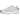 Nike P-6000 White Blue Tint Sail Metallic Silver sneakers fra siden med hvid mesh, sølvfarvede detaljer og en blåstribet mellemsål.