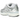 Nike P-6000 White Blue Tint Sail Metallic Silver sneakers set fra siden med hvide mesh-detaljer, sølvfarvede striber og lyseblå swoosh