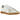 Adidas BW Army Footwear White sneakers i profilvisning med overdel i hvidt læder, ruskindsdetaljer på tåen og en klassisk brun gummisål.