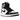 Air Jordan 1 Retro High Silver Toe sneakers set fra siden med skinnende sølvfarvet tåboks, sort overdel, hvide paneler og sort swoosh-logo.