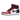 Air Jordan 1 Retro High Satin Snake Chicago sneakers i sideprofil med rød satin, hvide læderdetaljer, sort slangeskinds-mønster og Nike Swoosh.