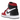 Air Jordan 1 Retro High Satin Snake Chicago sneakers set fra siden med rød satinstruktur, hvide detaljer og slangeskind på hæl og swoosh.
