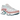 Nike Air Max Plus White Red Stardust Jade Ice Siren Red sneakers set fra siden med hvid mesh, gradientdetaljer, synlige Air-enheder og rød sål.