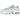 Nike Air Max Plus Psychic Blue White GS sneakers i vinklet profil med blå mesh-overdel, ikoniske bølgede linjer og hvid mellemsål med synlig Air
